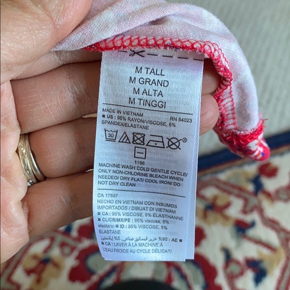 Old Navy Fit & Flare A-line Pink Floral Tank Dress - Picture 4 of 5